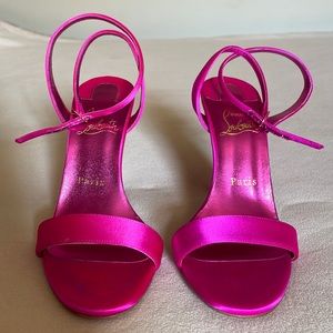 Christian Louboutin, Holly Pink, Loubigirl 100, size 37  used condition